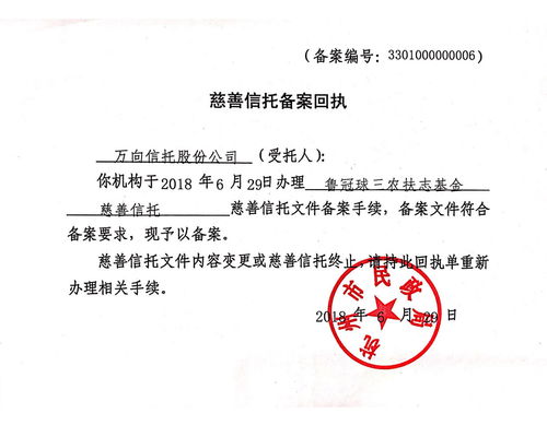 萬向信托 以企業經營為源，探索新型慈善模式與金融科技外包服務