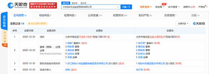 胡喜卸任北京螞蟻云金融信息服務(wù)董事長(zhǎng)，聚焦金融科技外包服務(wù)新動(dòng)向